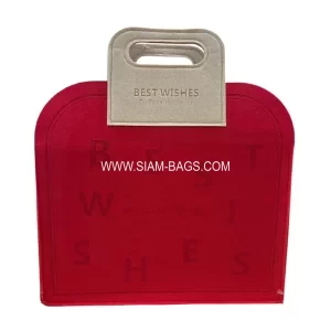 กระเป๋าผ้าสักหลาดสีสดใส