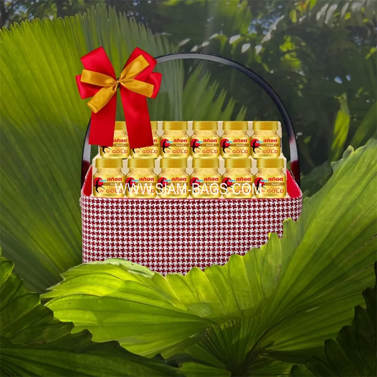 กระเช้าของขวัญติดโบว์ 8 กระเช้าของขวัญติดโบว์ - Image 8