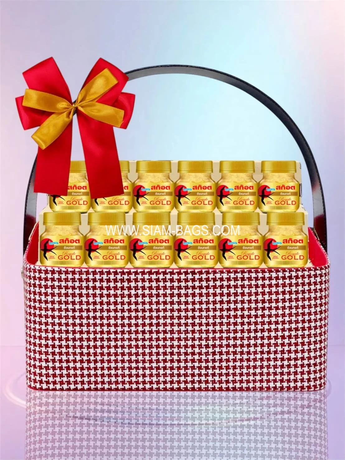 กระเช้าของขวัญติดโบว์ 5 กระเช้าของขวัญติดโบว์ - Image 5